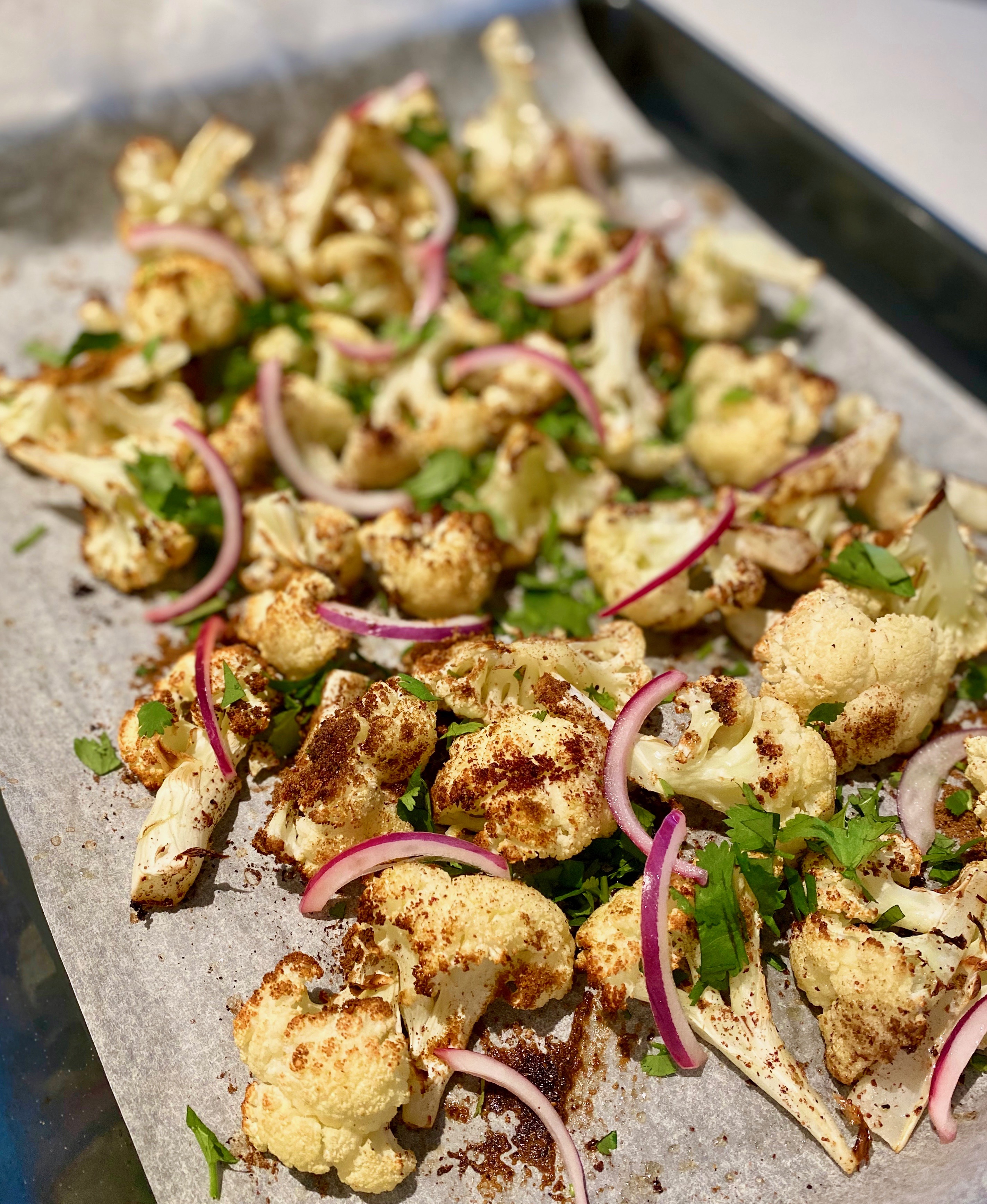 Sumac Roasted Cauliflower with Chermoula A Flavorful and Wholesome Dish